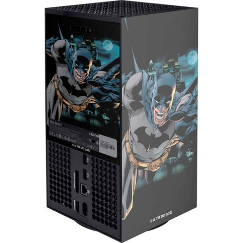 DC Comics Batman All Star Batman & Robin, The Boy Wonder Action Pose Art BY Jim Lee Xbox Series X Console Skin