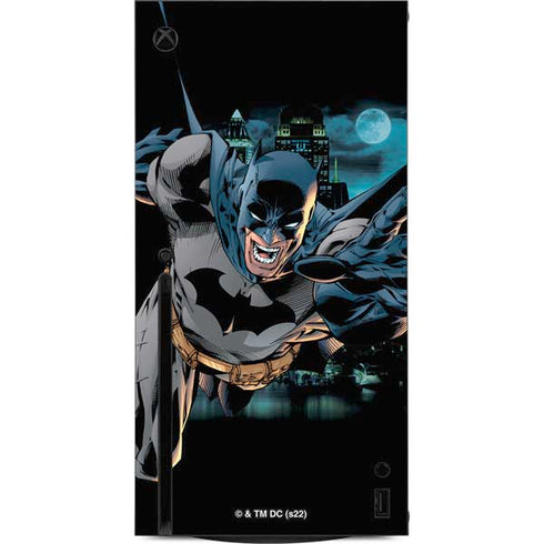 DC Comics Batman All Star Batman & Robin, The Boy Wonder Action Pose Art BY Jim Lee Xbox Series X Console Skin