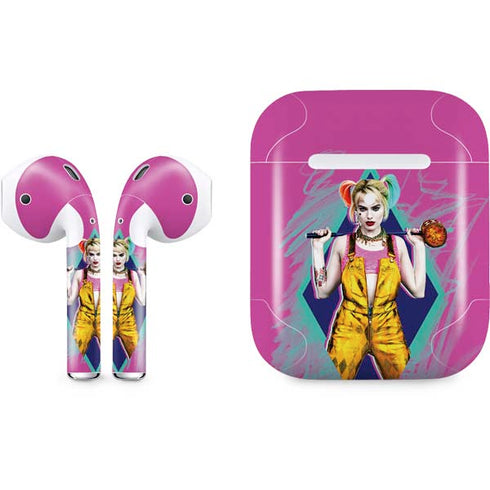 DC Comics Harley Quinn Movie Character Poster Apple AirPods 2 Skin