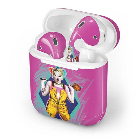 DC Comics Harley Quinn Movie Character Poster Apple AirPods 2 Skin