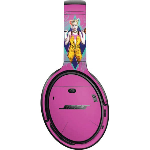 DC Comics Harley Quinn Movie Character Poster Bose QuietComfort 35 II Headphones Skin