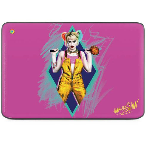 DC Comics Fierce Harley Quinn HP Chromebook Skin