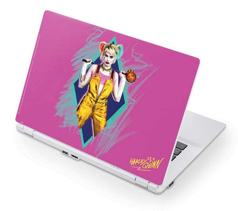 DC Comics Harley Quinn Movie Character Poster Acer Chromebook Skin