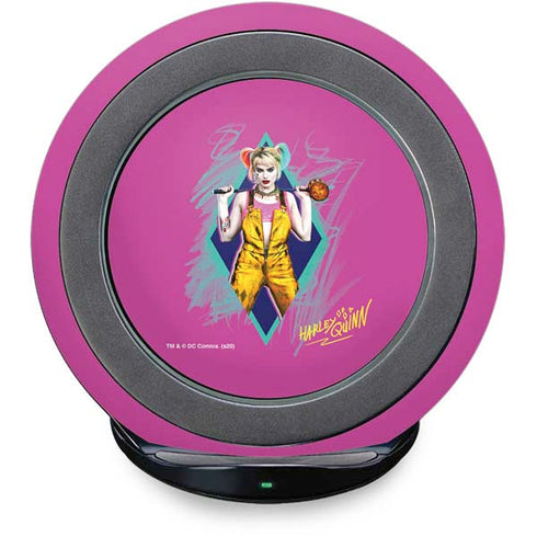 DC Comics Harley Quinn Movie Character Poster Fast Charge Wireless Charging Stand Skin