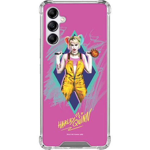DC Comics Fierce Harley Quinn Galaxy A15 5G Clear Case