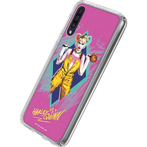 DC Comics Harley Quinn Movie Character Poster Galaxy A50 Clear Case