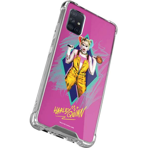 DC Comics Harley Quinn Movie Character Poster Galaxy A51 5G Clear Case