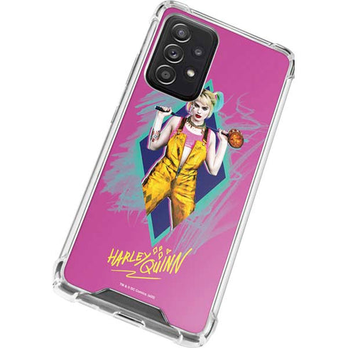 DC Comics Harley Quinn Movie Character Poster Galaxy A52 5G Clear Case
