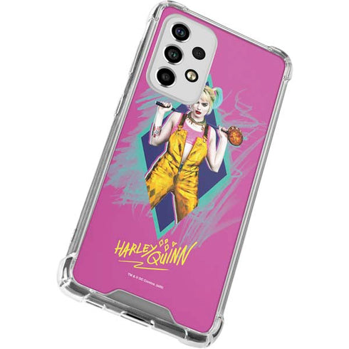 DC Comics Harley Quinn Movie Character Poster Galaxy A53 5G Clear Case