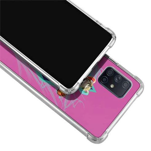 DC Comics Harley Quinn Movie Character Poster Galaxy A71 5G Clear Case