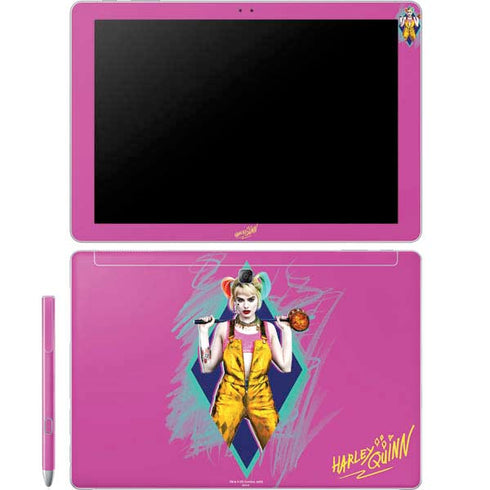 DC Comics Harley Quinn Movie Character Poster Galaxy Book 12in Skin