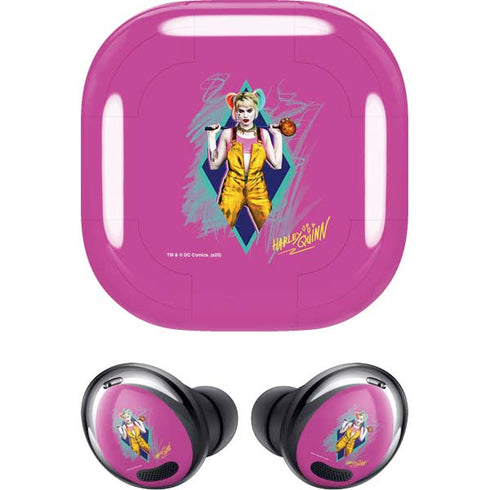 DC Comics Harley Quinn Movie Character Poster Galaxy Buds Pro Skin