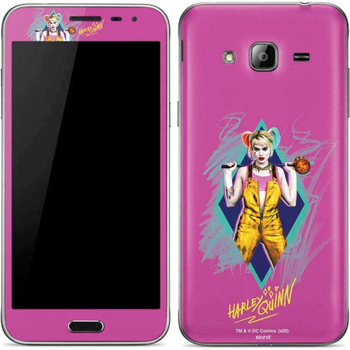 DC Comics Harley Quinn Movie Character Poster Galaxy J3 Skin