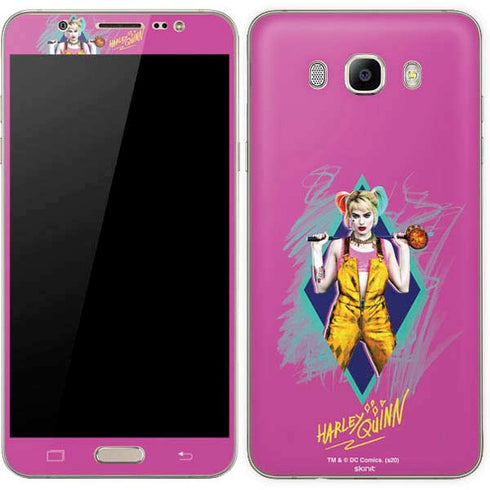 DC Comics Harley Quinn Movie Character Poster Galaxy J7 Skin