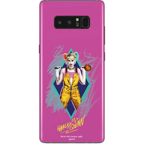 DC Comics Harley Quinn Movie Character Poster Galaxy Note 8 Skin