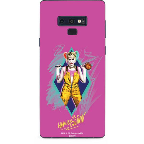 DC Comics Harley Quinn Movie Character Poster Galaxy Note 9 Skin