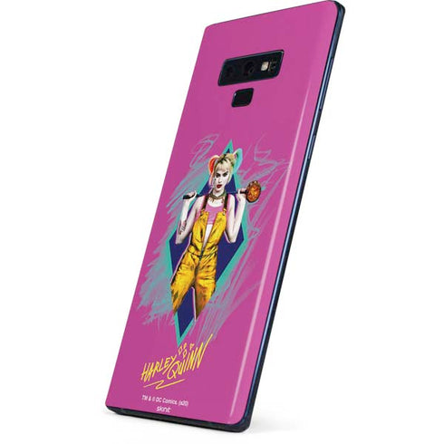 DC Comics Harley Quinn Movie Character Poster Galaxy Note 9 Skin