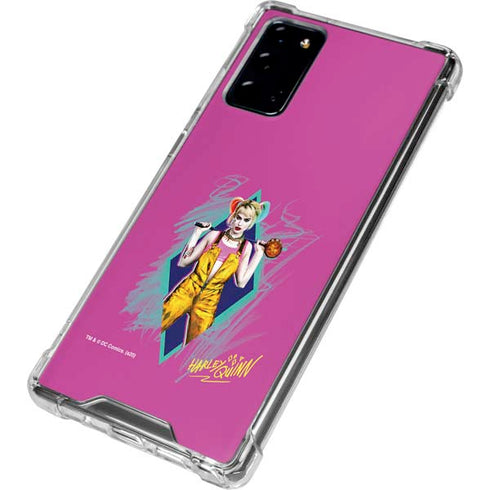 DC Comics Harley Quinn Movie Character Poster Galaxy Note20 5G Clear Case