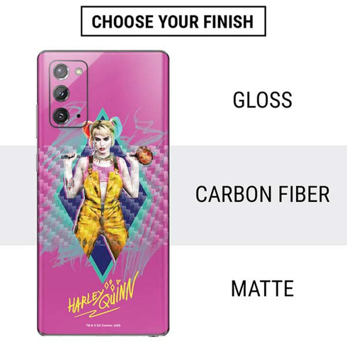 DC Comics Harley Quinn Movie Character Poster Galaxy Note20 5G Skin