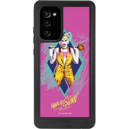 DC Comics Harley Quinn Movie Character Poster Galaxy Note20 5G Waterproof Case