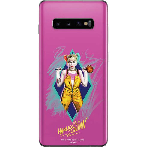 DC Comics Harley Quinn Movie Character Poster Galaxy S10 Plus Skin