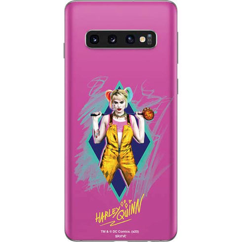 DC Comics Harley Quinn Movie Character Poster Galaxy S10 Skin