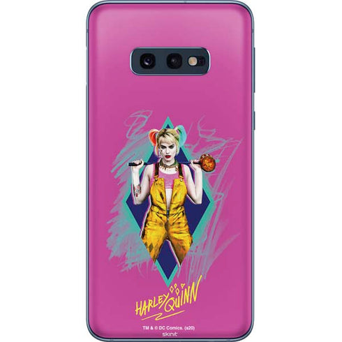 DC Comics Harley Quinn Movie Character Poster Galaxy S10e Skin