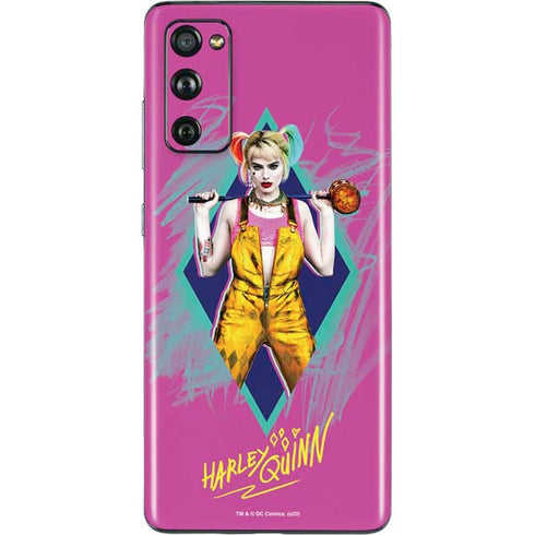 DC Comics Harley Quinn Movie Character Poster Galaxy S20 Fan Edition Skin