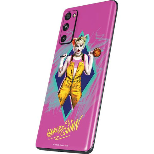 DC Comics Harley Quinn Movie Character Poster Galaxy S20 Fan Edition Skin