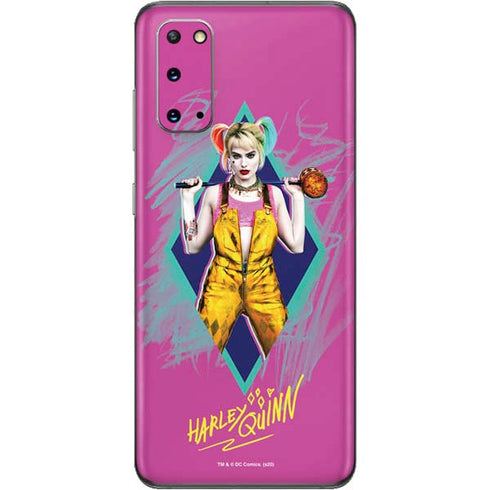 DC Comics Harley Quinn Movie Character Poster Galaxy S20 Skin