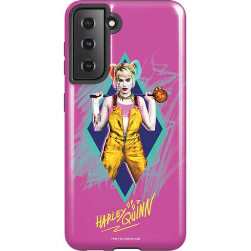 DC Comics Harley Quinn Movie Character Poster Galaxy S21 5G Pro Case