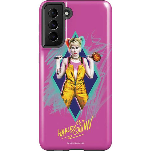 DC Comics Harley Quinn Movie Character Poster Galaxy S21 Plus 5G Pro Case