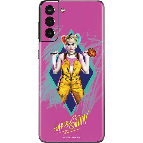 DC Comics Harley Quinn Movie Character Poster Galaxy S21 Plus 5G Skin