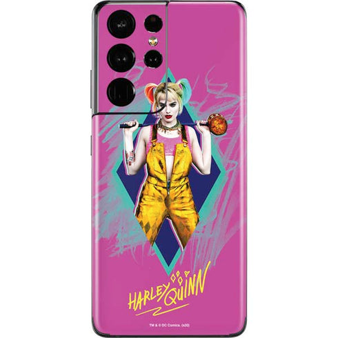 DC Comics Harley Quinn Movie Character Poster Galaxy S21 Ultra 5G Skin