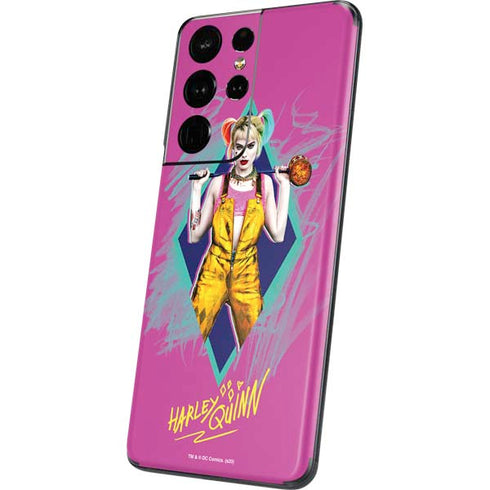 DC Comics Harley Quinn Movie Character Poster Galaxy S21 Ultra 5G Skin