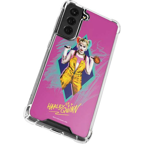 DC Comics Harley Quinn Movie Character Poster Galaxy S22 Plus Clear Case