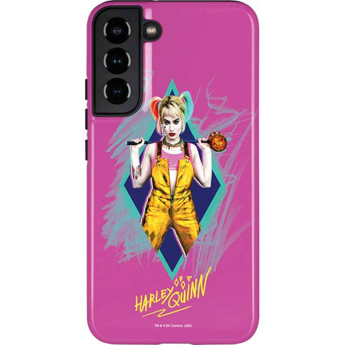 DC Comics Harley Quinn Movie Character Poster Galaxy S22 Plus Pro Case