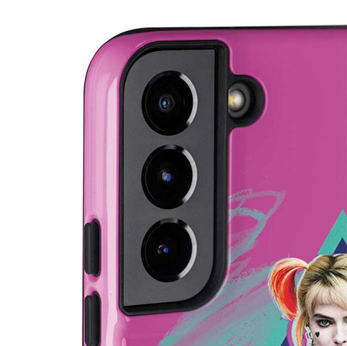 DC Comics Harley Quinn Movie Character Poster Galaxy S22 Plus Pro Case