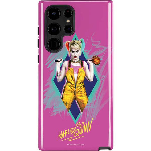 DC Comics Harley Quinn Movie Character Poster Galaxy S22 Ultra Pro Case