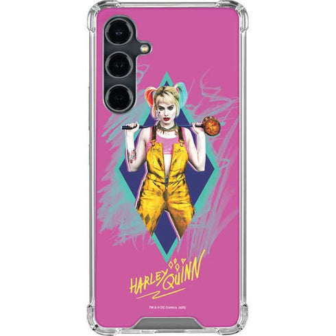 DC Comics Fierce Harley Quinn Galaxy S23 FE Clear Case