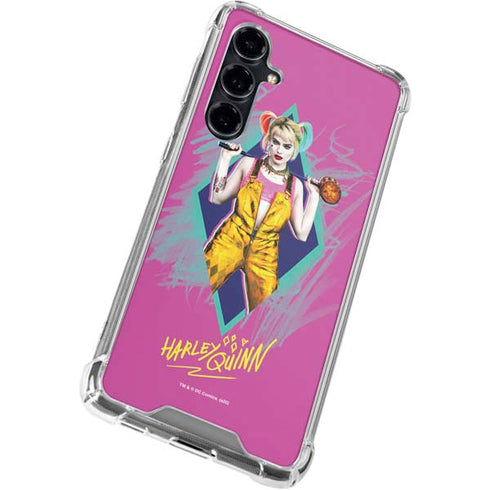 DC Comics Fierce Harley Quinn Galaxy S23 FE Clear Case