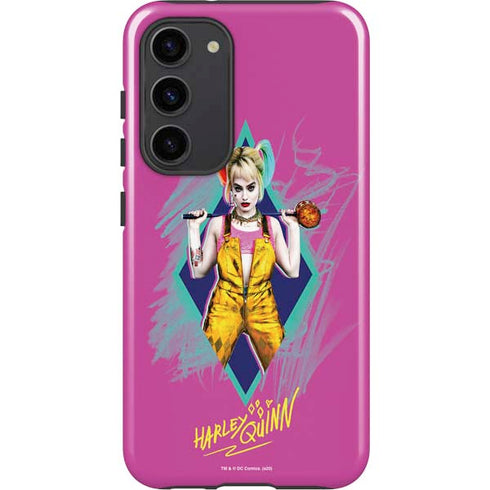 DC Comics Harley Quinn Movie Character Poster Galaxy S23 Plus Pro Case