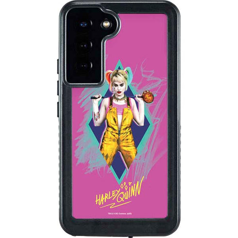 DC Comics Harley Quinn Movie Character Poster Galaxy S23 Plus Waterproof Case