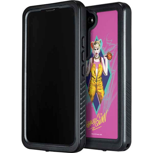 DC Comics Harley Quinn Movie Character Poster Galaxy S23 Plus Waterproof Case