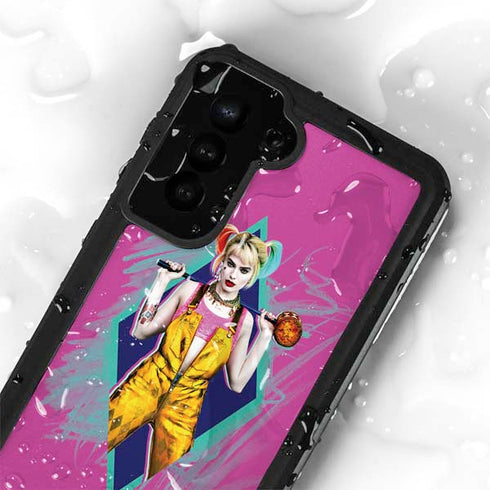 DC Comics Harley Quinn Movie Character Poster Galaxy S23 Plus Waterproof Case