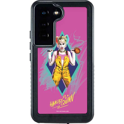 DC Comics Harley Quinn Movie Character Poster Galaxy S23 Waterproof Case