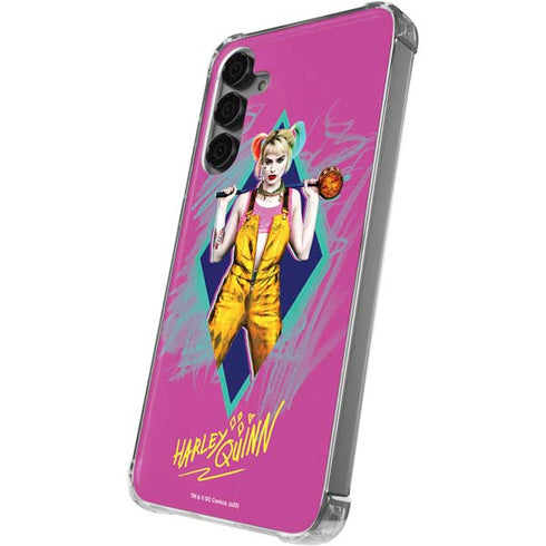 DC Comics Fierce Harley Quinn Galaxy S24 Plus Clear Case