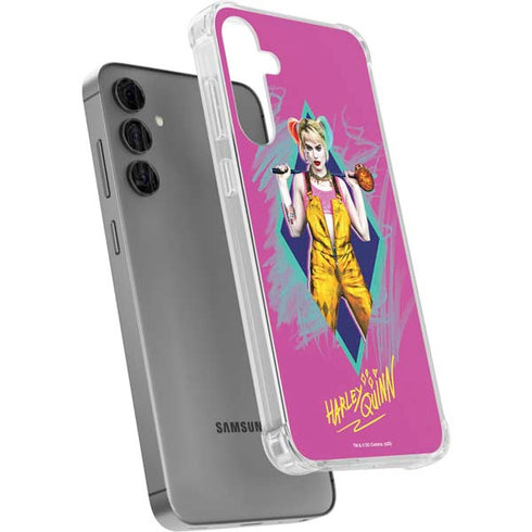 DC Comics Fierce Harley Quinn Galaxy S24 Plus Clear Case