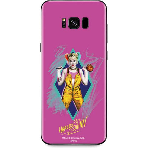 DC Comics Harley Quinn Movie Character Poster Galaxy S8 Plus Skin