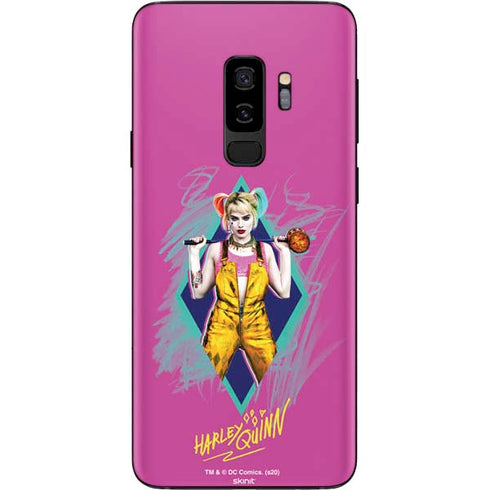 DC Comics Harley Quinn Movie Character Poster Galaxy S9 Plus Skin